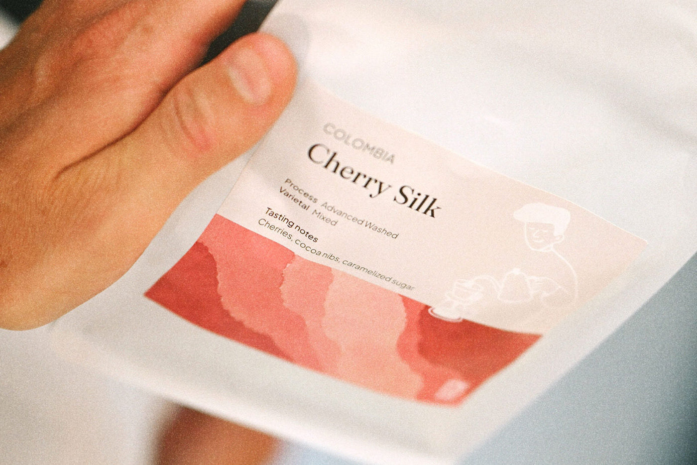 Pose med Cherry Silk specialty kaffe fra Colombia | Piccolo Coffee